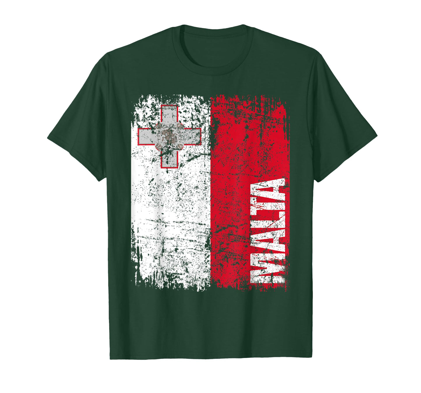 MALTA Flag Vintage Distressed MALTA T-Shirt