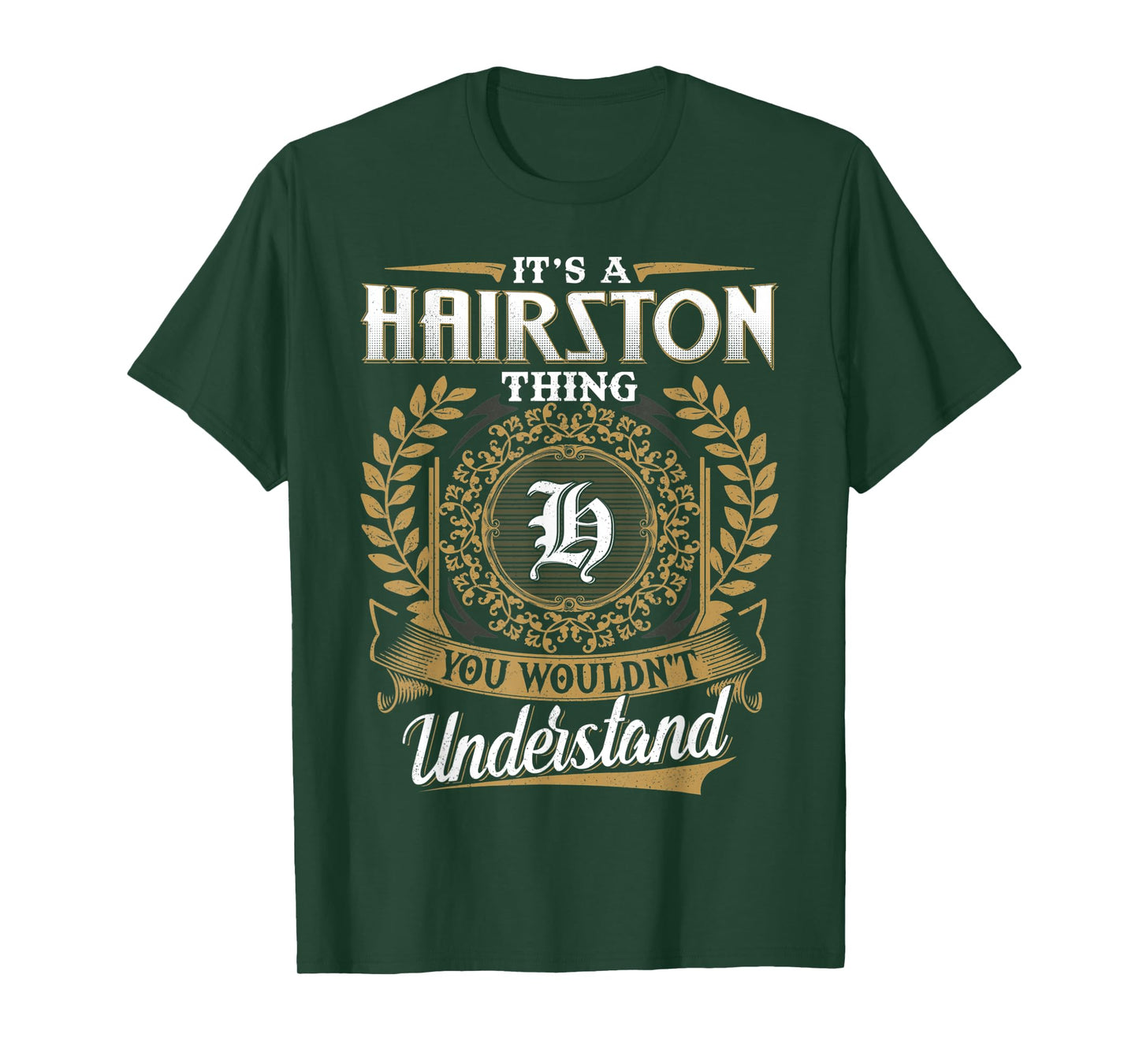 HAIRSTON Family Tee Last Name HAIRSTON Surname Personalized T-Shirt