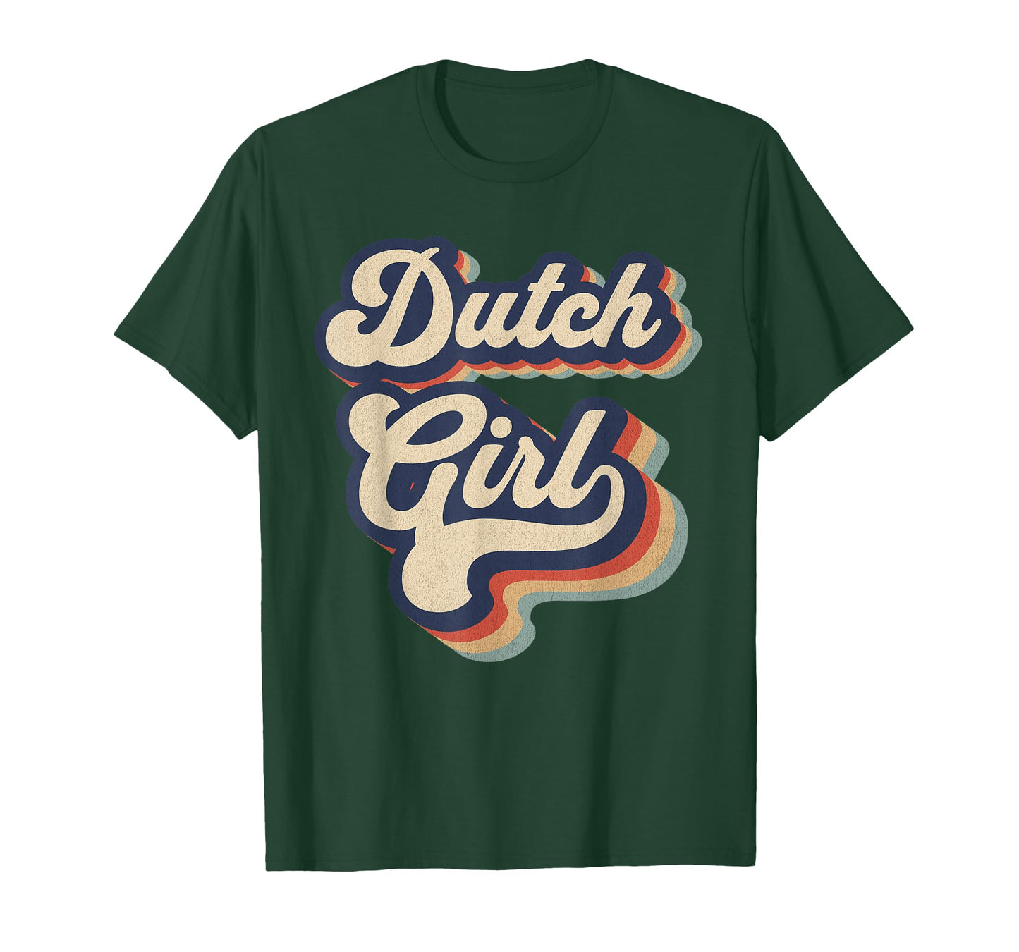 Dutch Girl Vintage Retro Netherlands Pride Womens T-Shirt