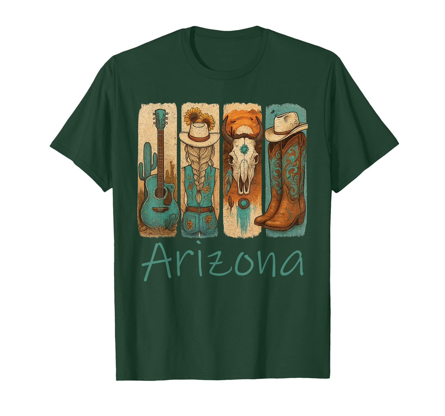 Arizona - Vintage Western Country Desert Design T-Shirt