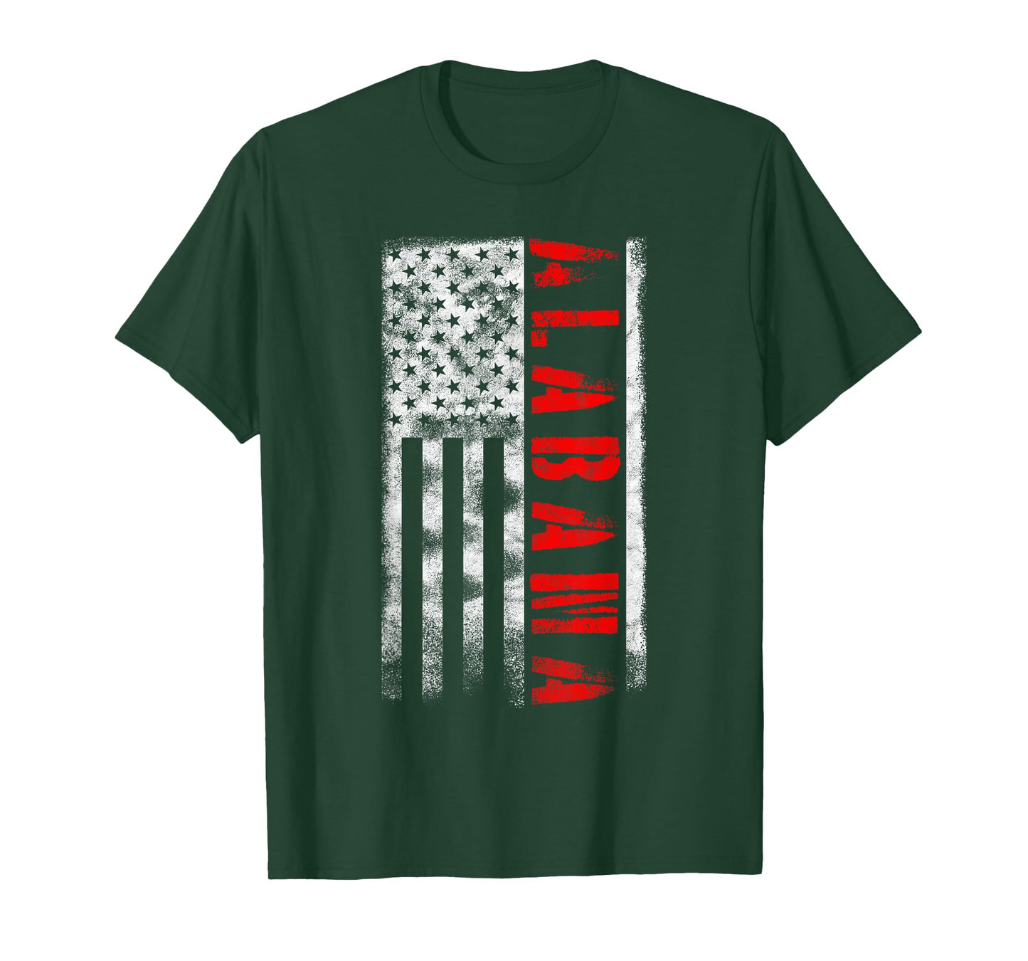 American Flag US Patriotic Alabama T-Shirt