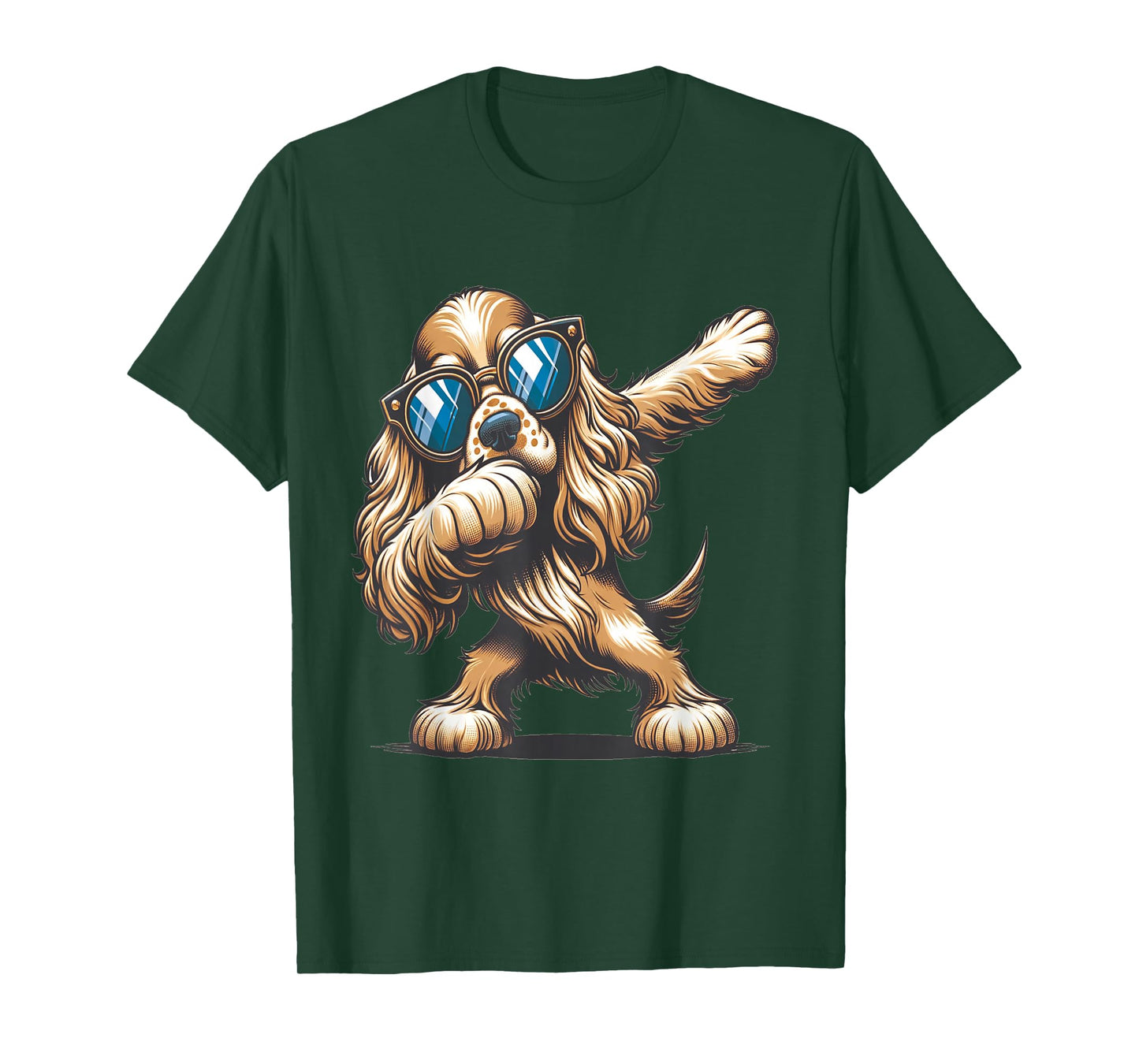 Dab American Cocker Spaniels Dancing Dabbing Dog T-Shirt