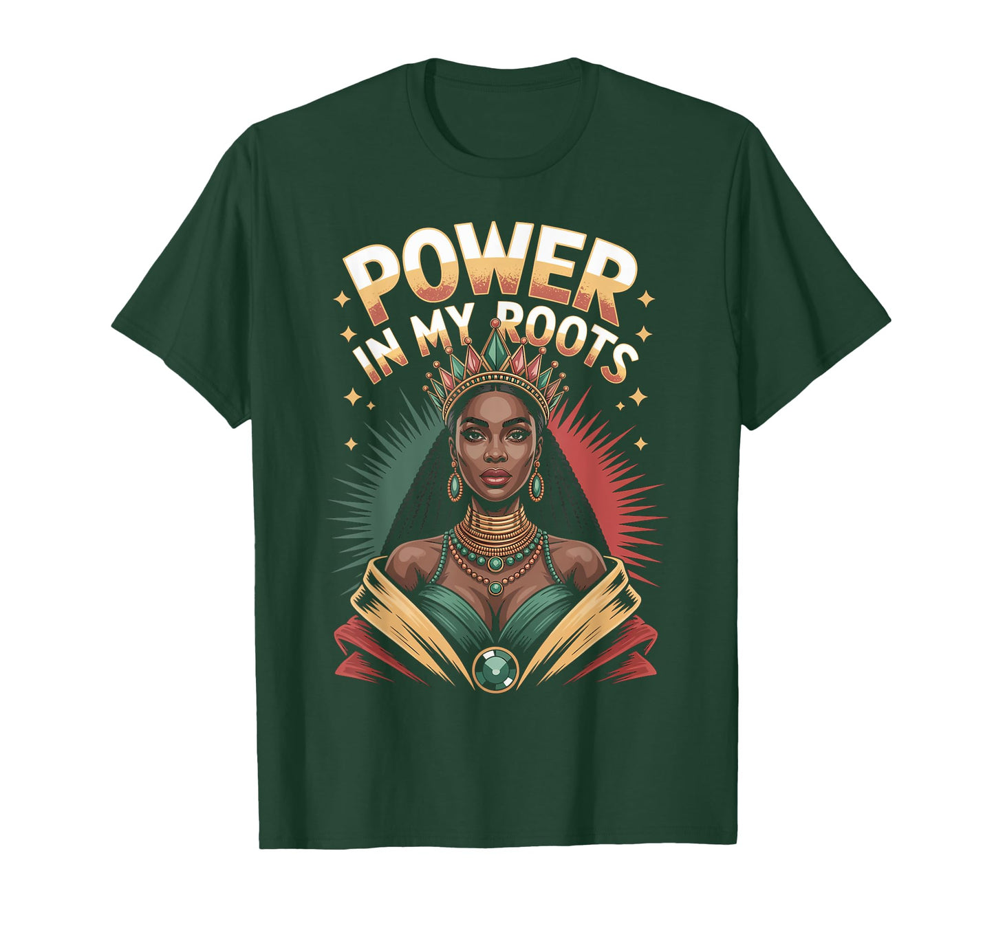Black Queen Melanin History Juneteenth Pride Black Women T-Shirt