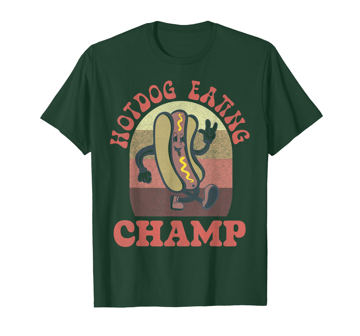 Hot Dog Eating Champion Funny T-Shirt
