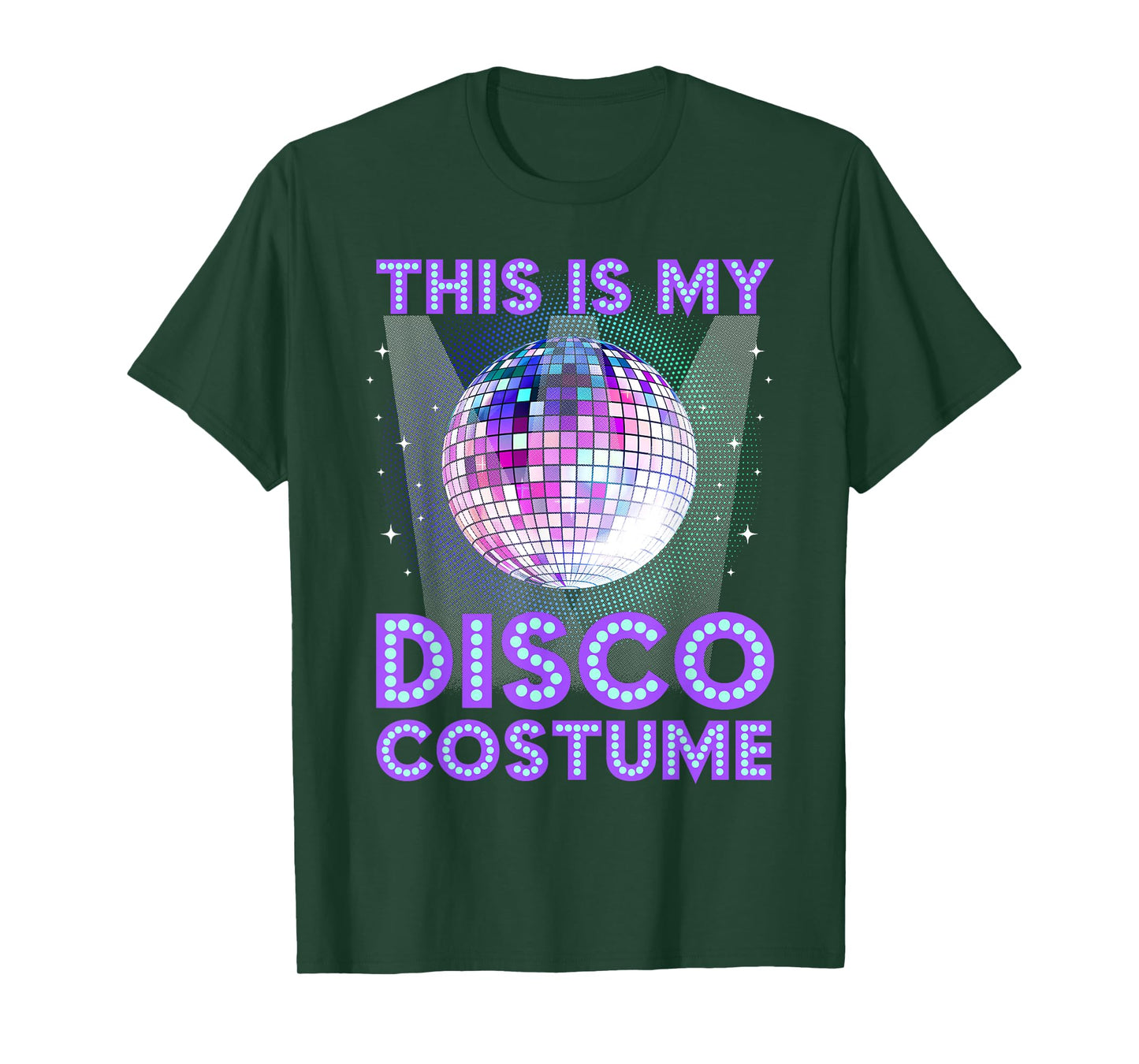 Disco Costume Art for Men Women 70s 80s Party Disco Lover T-Shirt