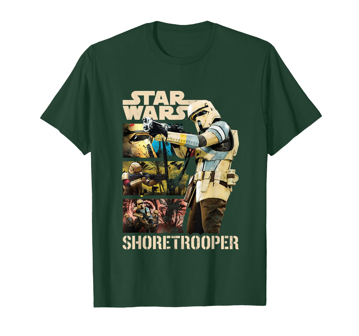 Star Wars Rogue One Shoretrooper Movie Panels T-Shirt