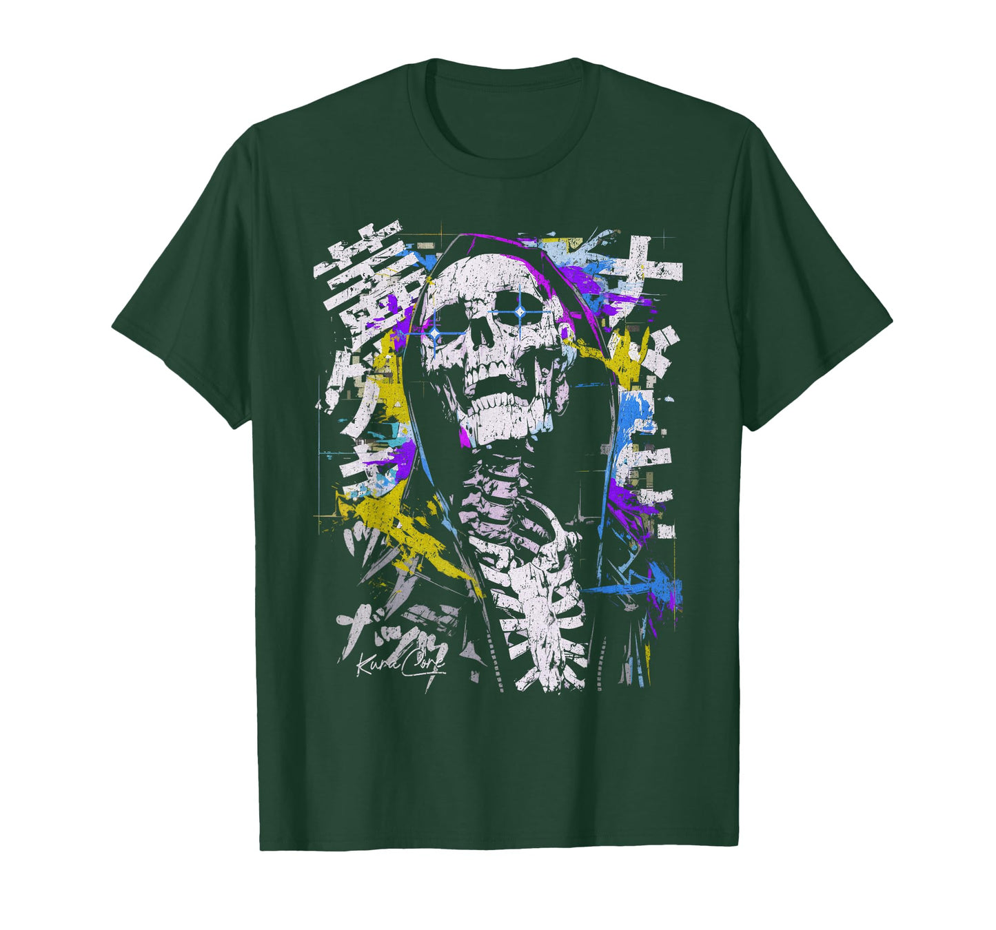 Japanese Streetwear Cyberpunk Y2K Techwear Retro Manga Anime T-Shirt
