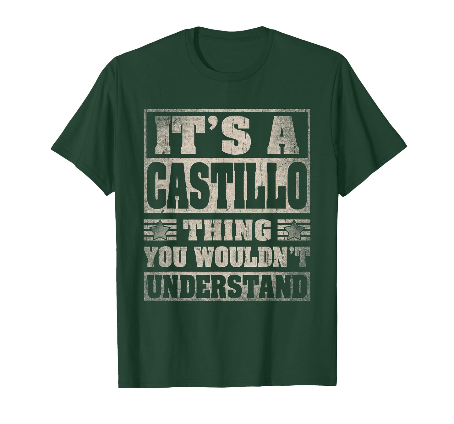 Castillo Last Name Shirt It's A Castillo Thing T-Shirt