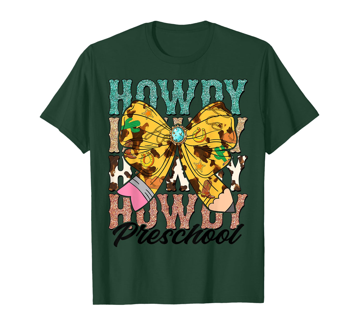 Howdy Preschool 1st Grade Teacher Western Cowboy Cowgirls T-Shirt