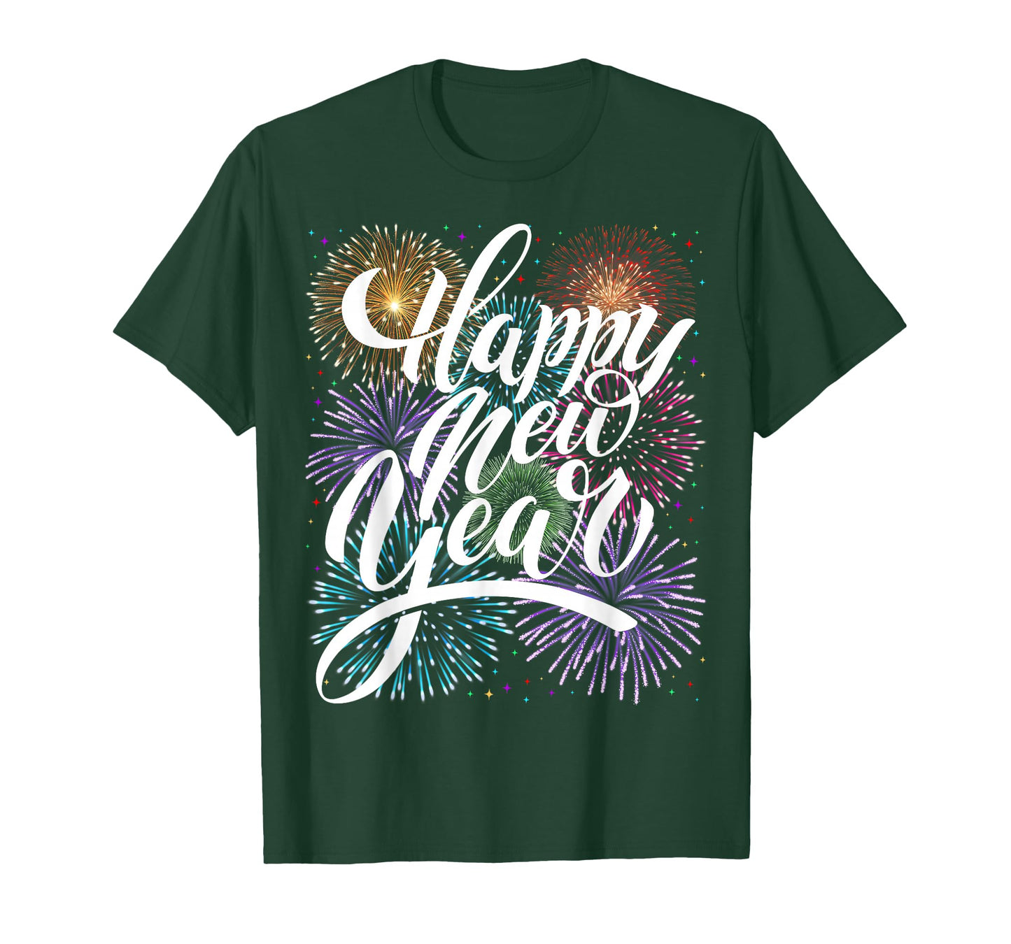 Happy New Year Firework Family Matching Men Women Kid T-Shirt