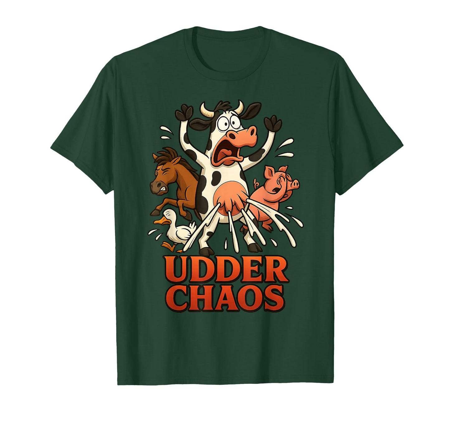 Funny Cartoon Cow T-Shirt