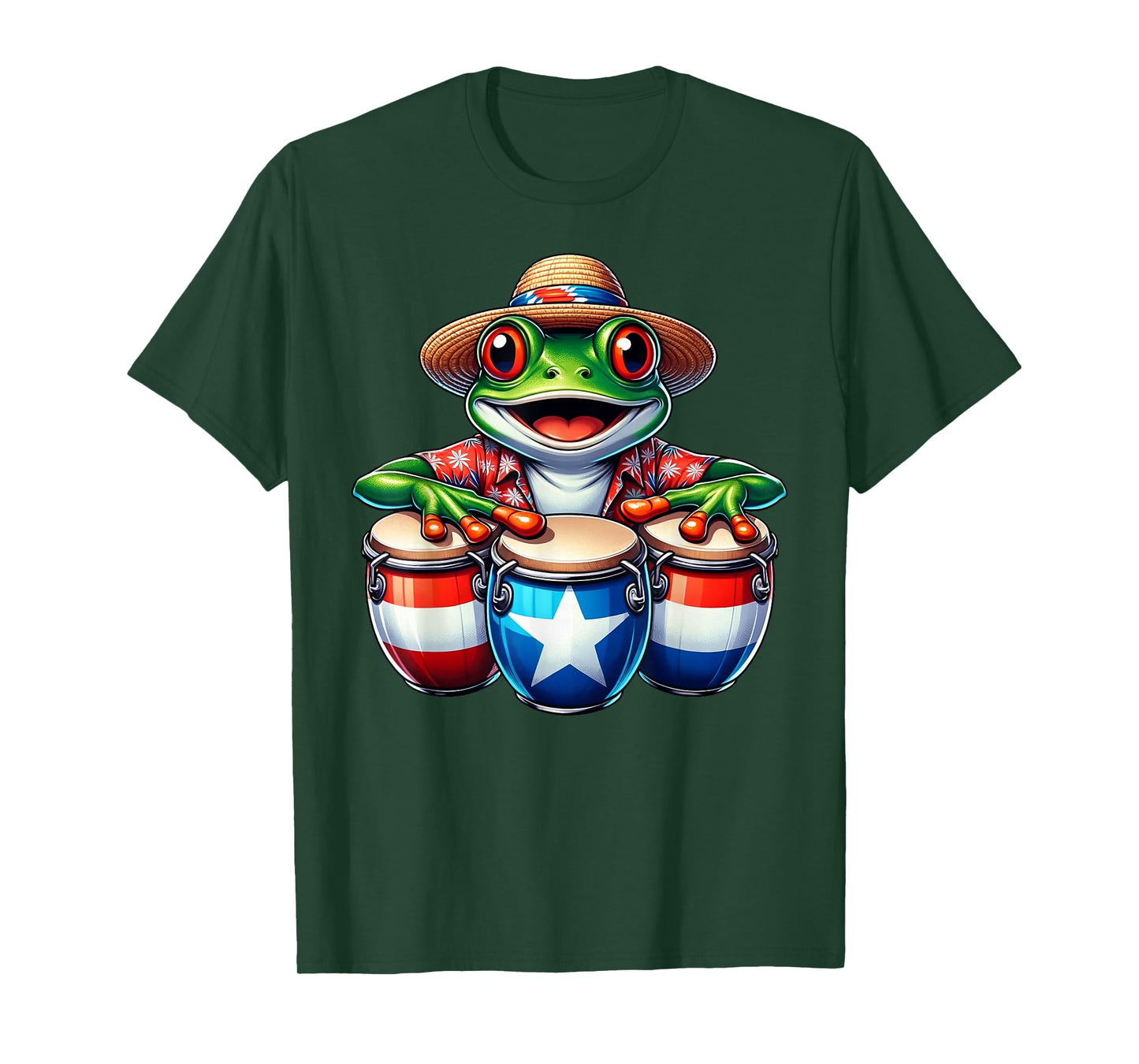 Puerto Rico Coqui Frog Taino Boricua T-Shirt
