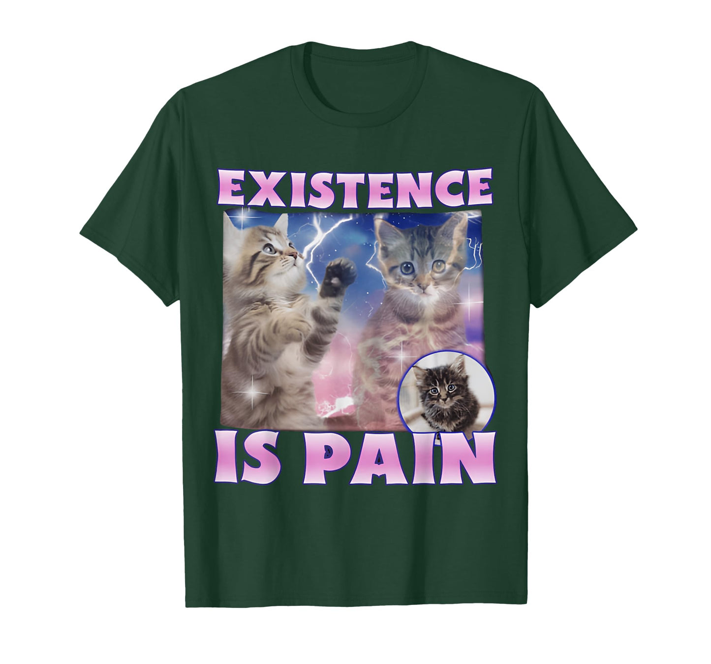 Existence Is Pain Cat & FUNNY Cute Cats T-Shirt