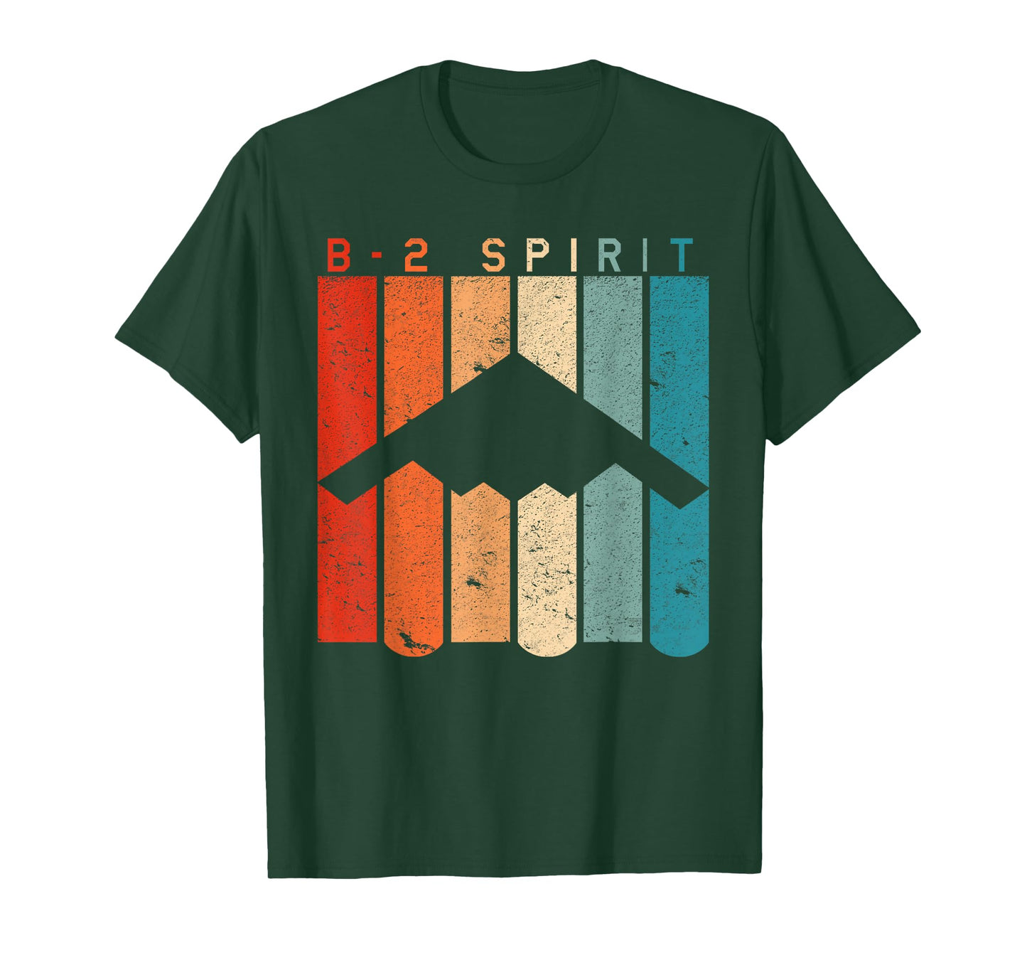 B-2 Spirit Bomber Aircraft Retro Vintage Style T-Shirt T-Shirt