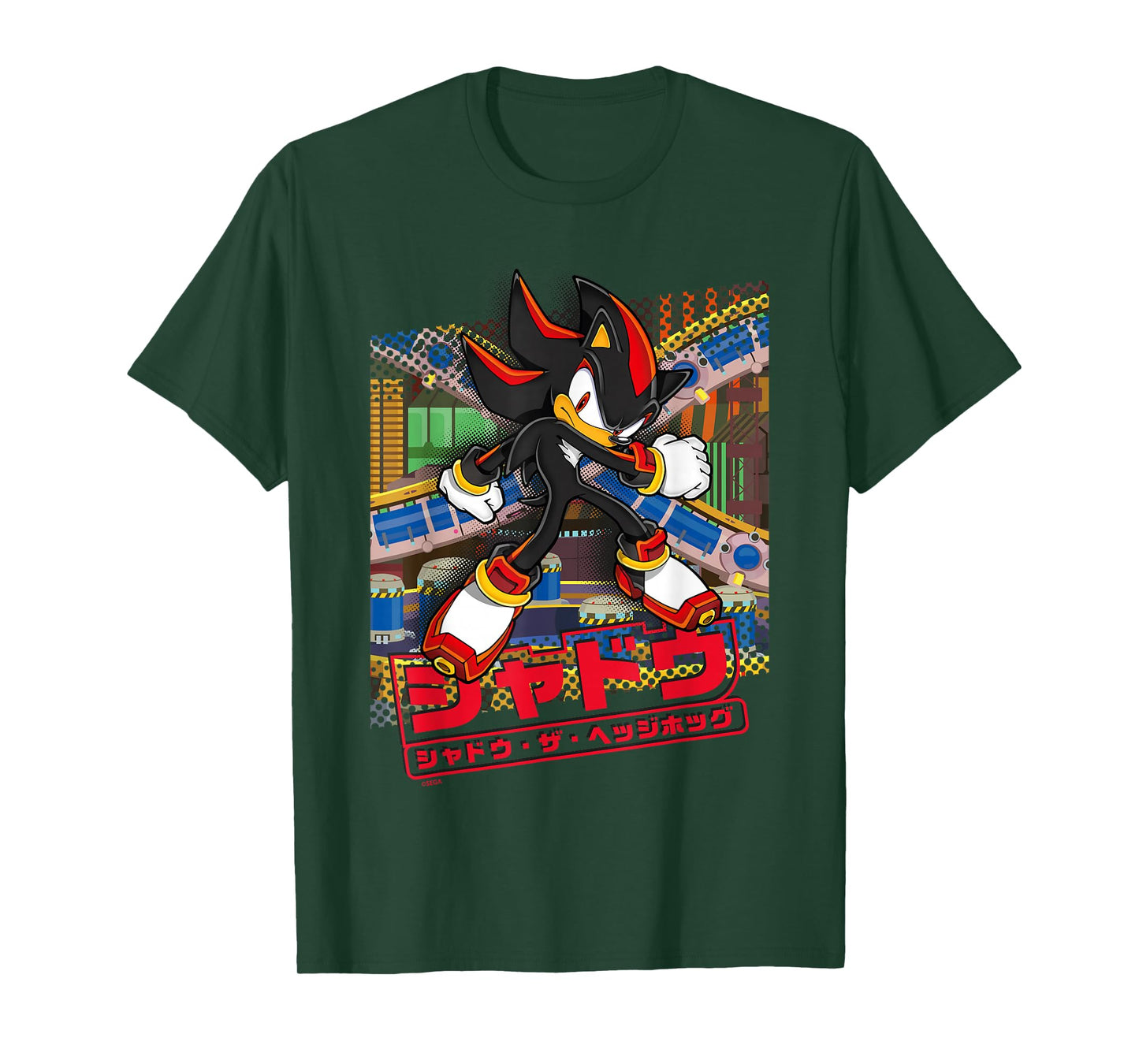 Sonic The Hedgehog - Shadow The Hedgehog (Japanese Logo) T-Shirt