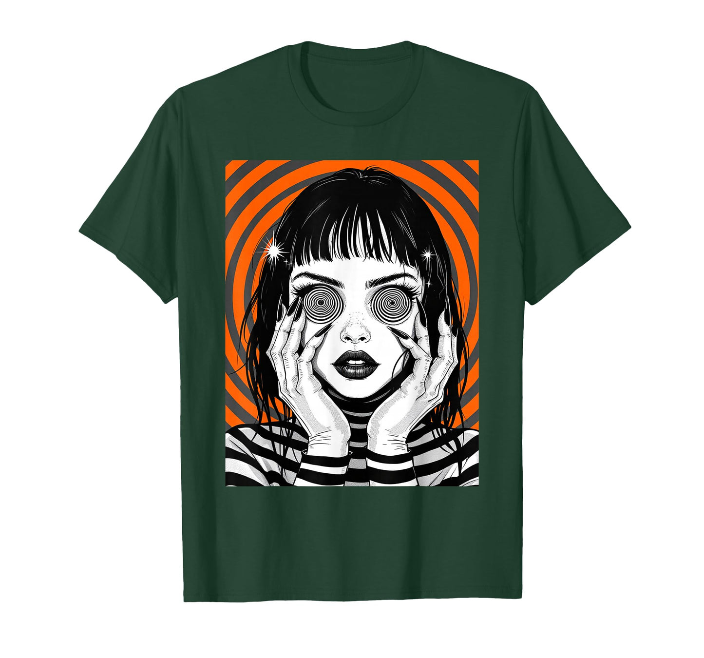 Horror Anime Manga, Aesthetic Japanese Creepy Kawaii Goth T-Shirt