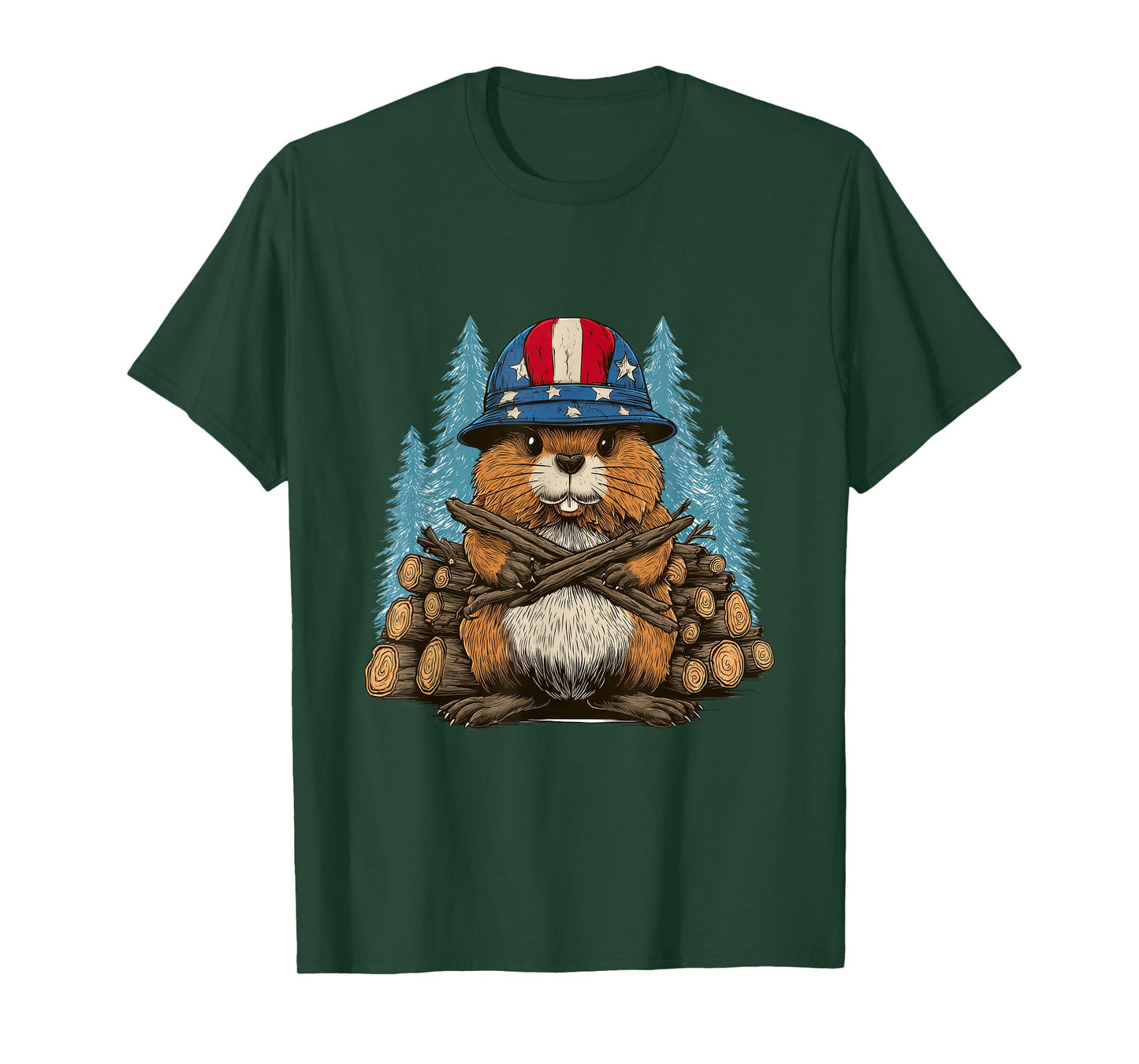 Pretty US Beaver Look T-Shirt