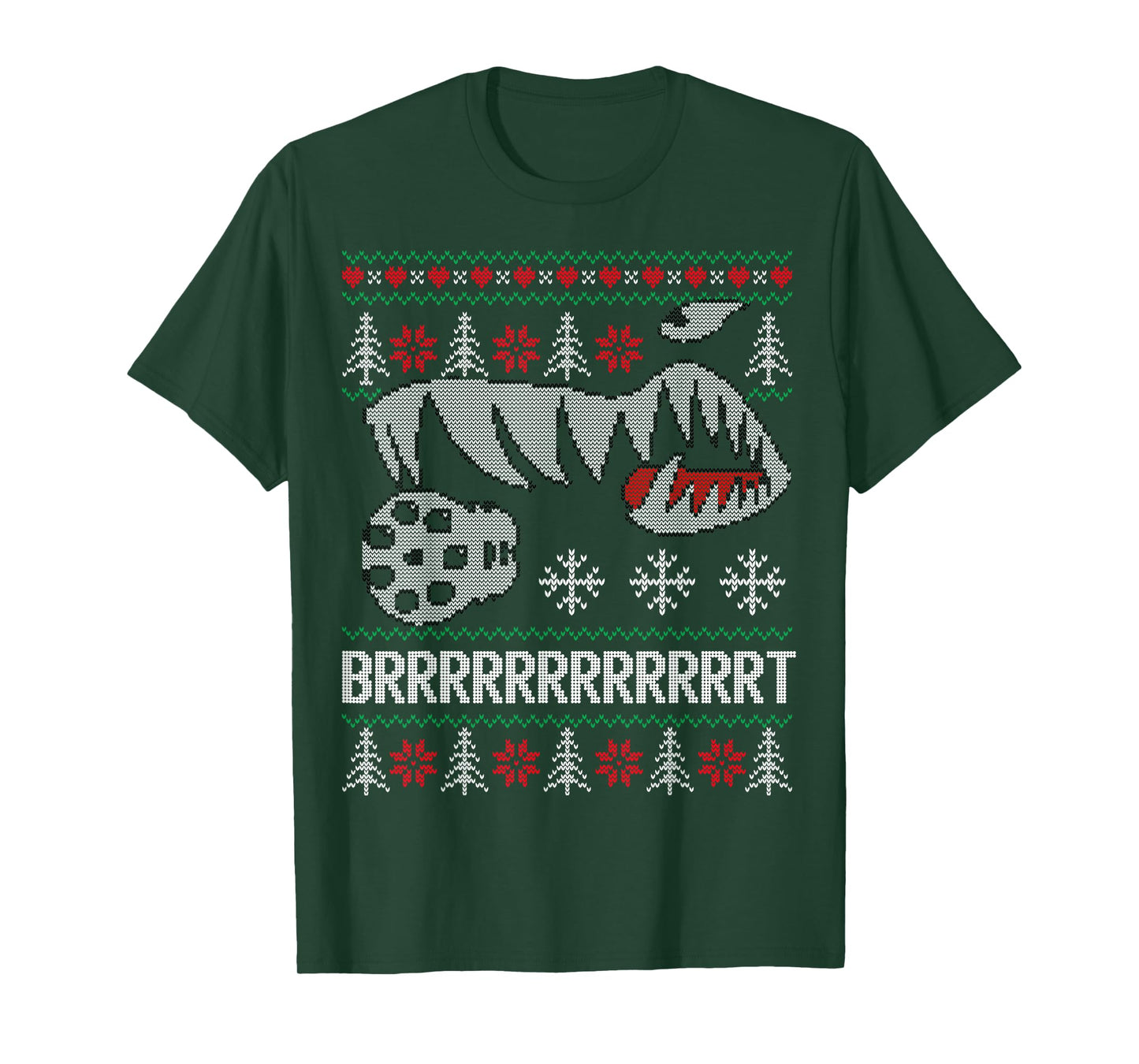 A-10 Warthog Ugly Xmas Sweater style fighter jet usaf T-Shirt