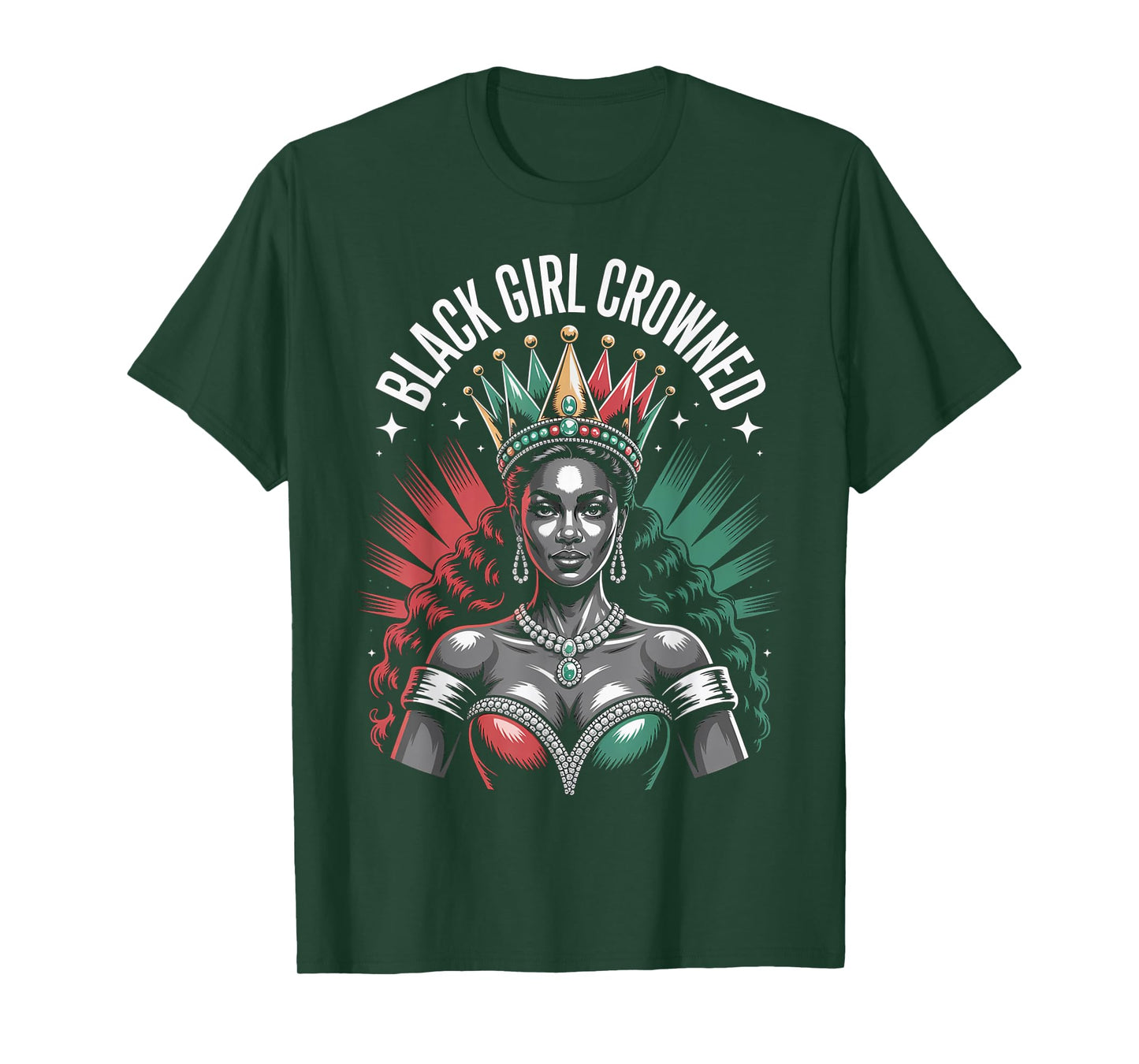 Black Queen Melanin History Juneteenth Pride Black Women T-Shirt