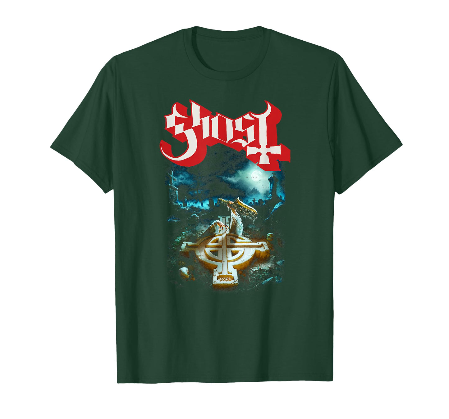 Ghost – Rite Here, Rite Now Title Back and Front T-Shirt