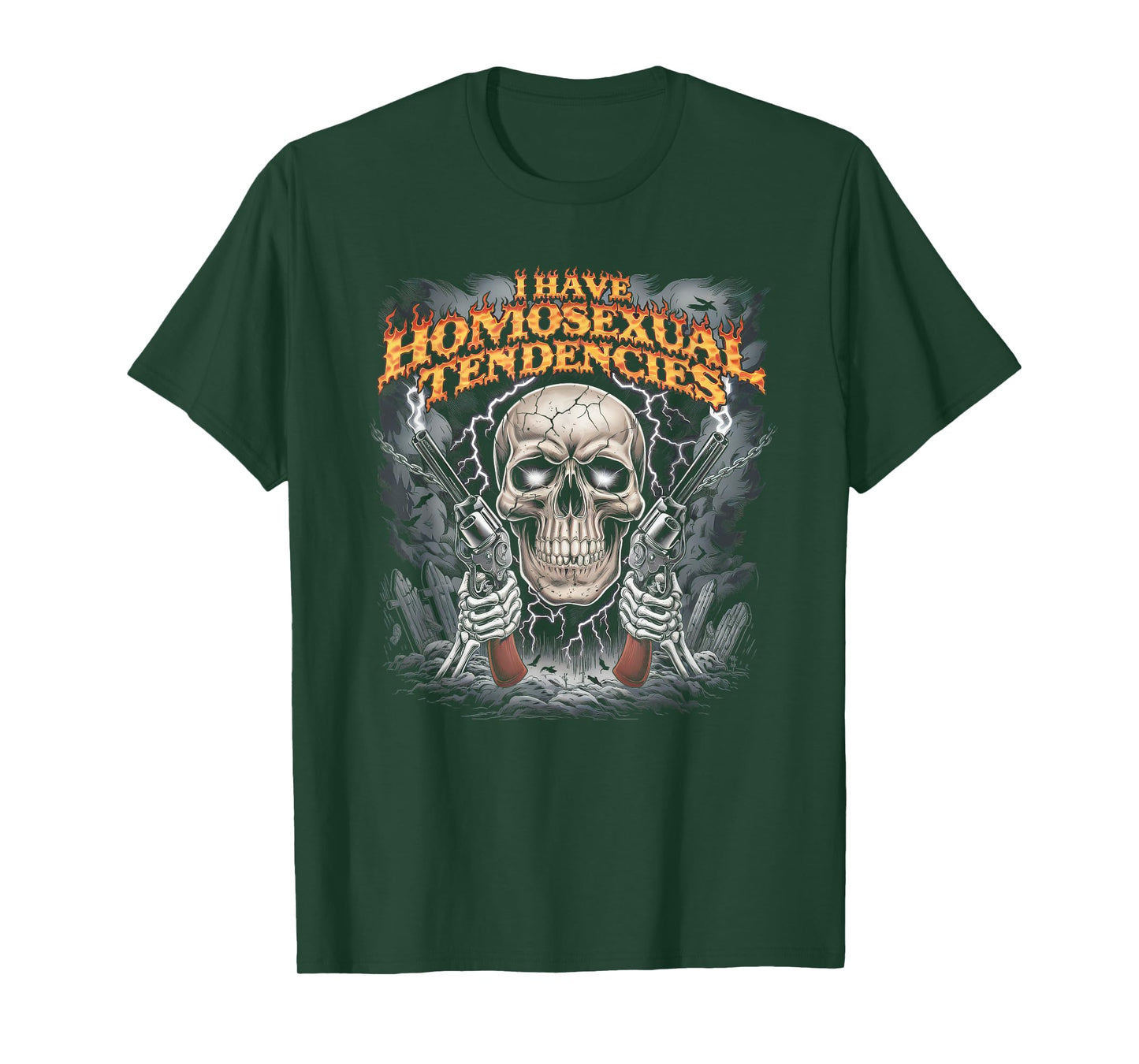 I Have Homosexual Tendencies Tshirt Men Funny Skeleton Meme T-Shirt