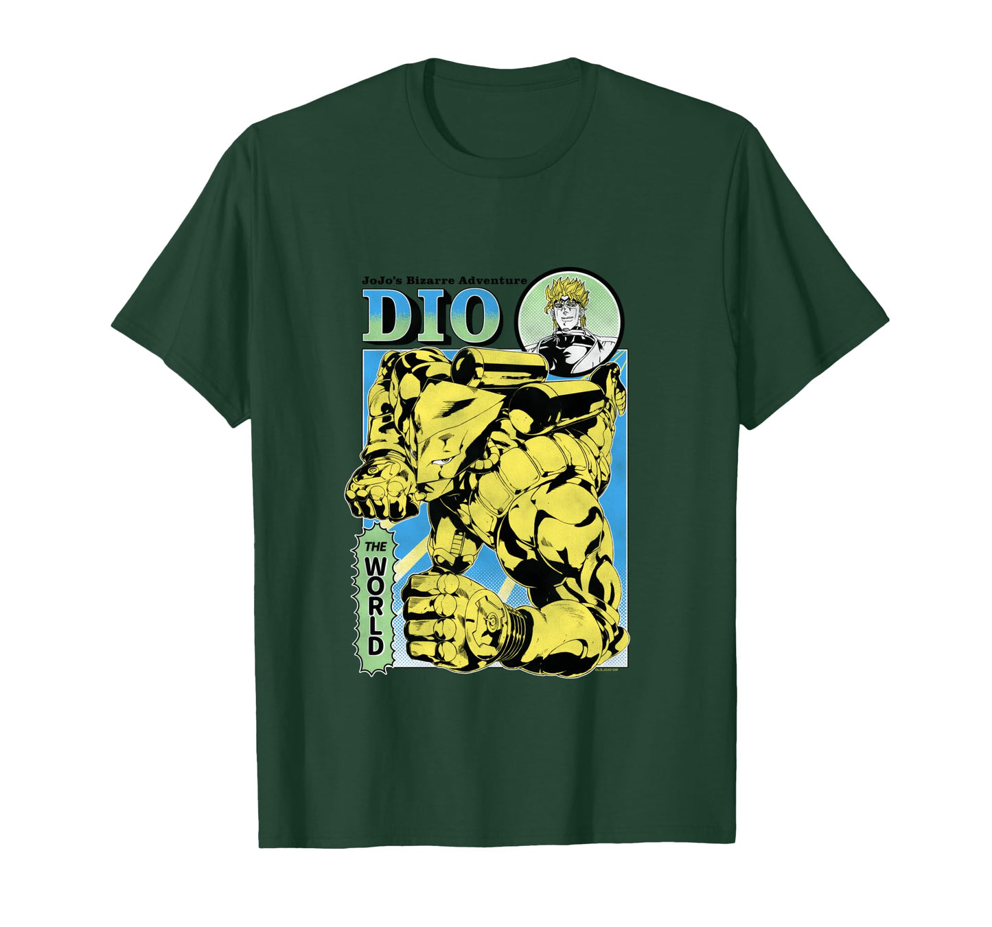 JoJo's Bizarre Adventure Part 3 DIO & The World Illustration Long Sleeve T-Shirt