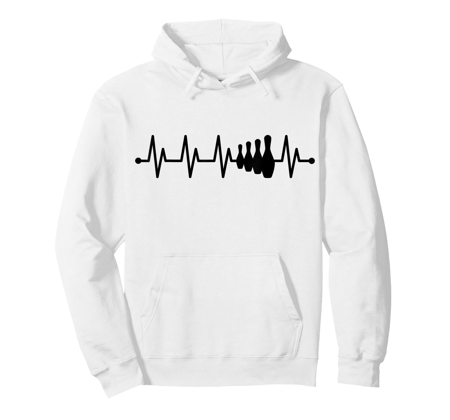 Heartbeat Bowling ECG Pulse Bowling Ball Bowler T-Shirt