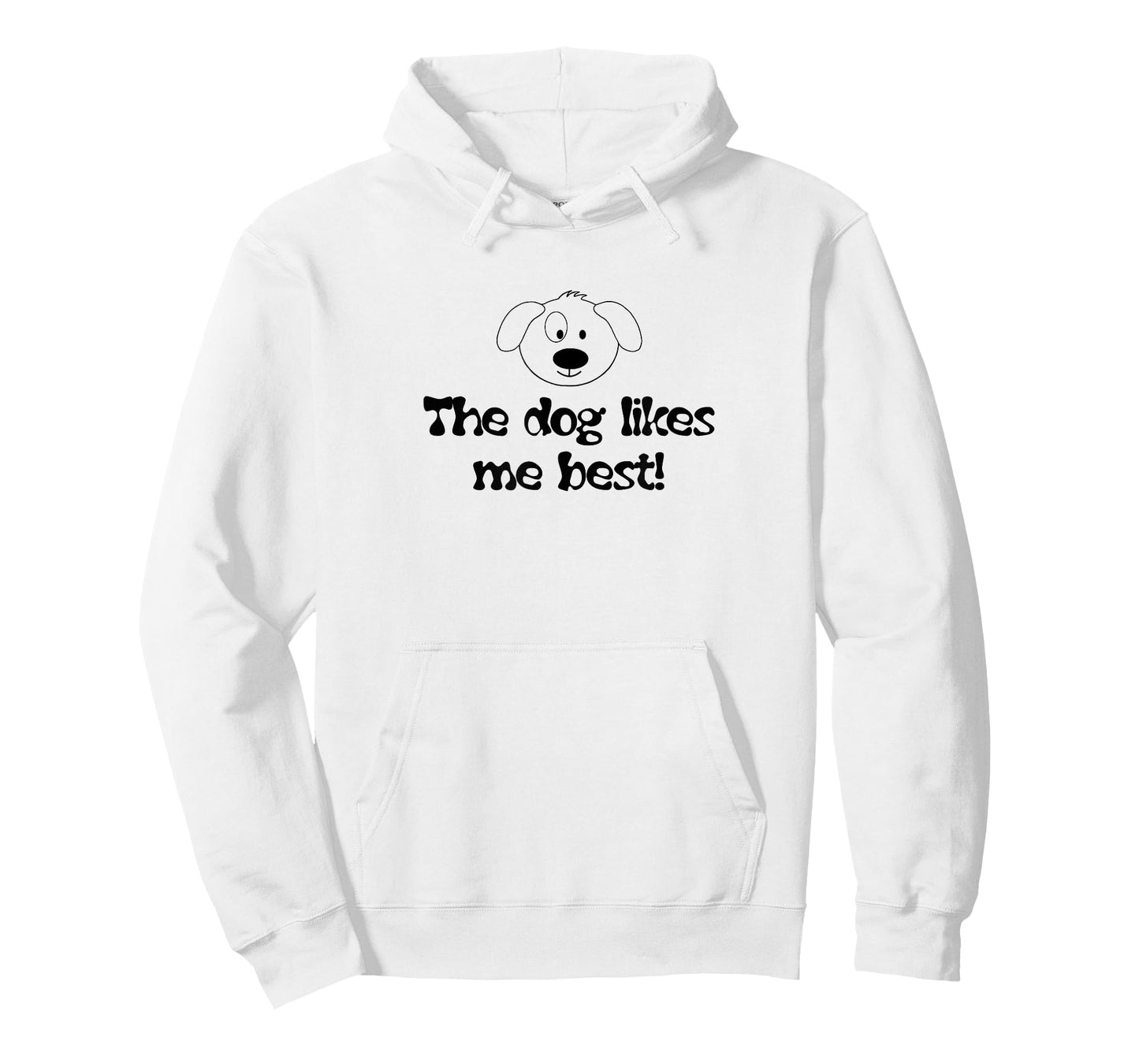 "Dog Likes Me Best" Funny Pet Owner T-shirt for Dog Lovers T-Shirt