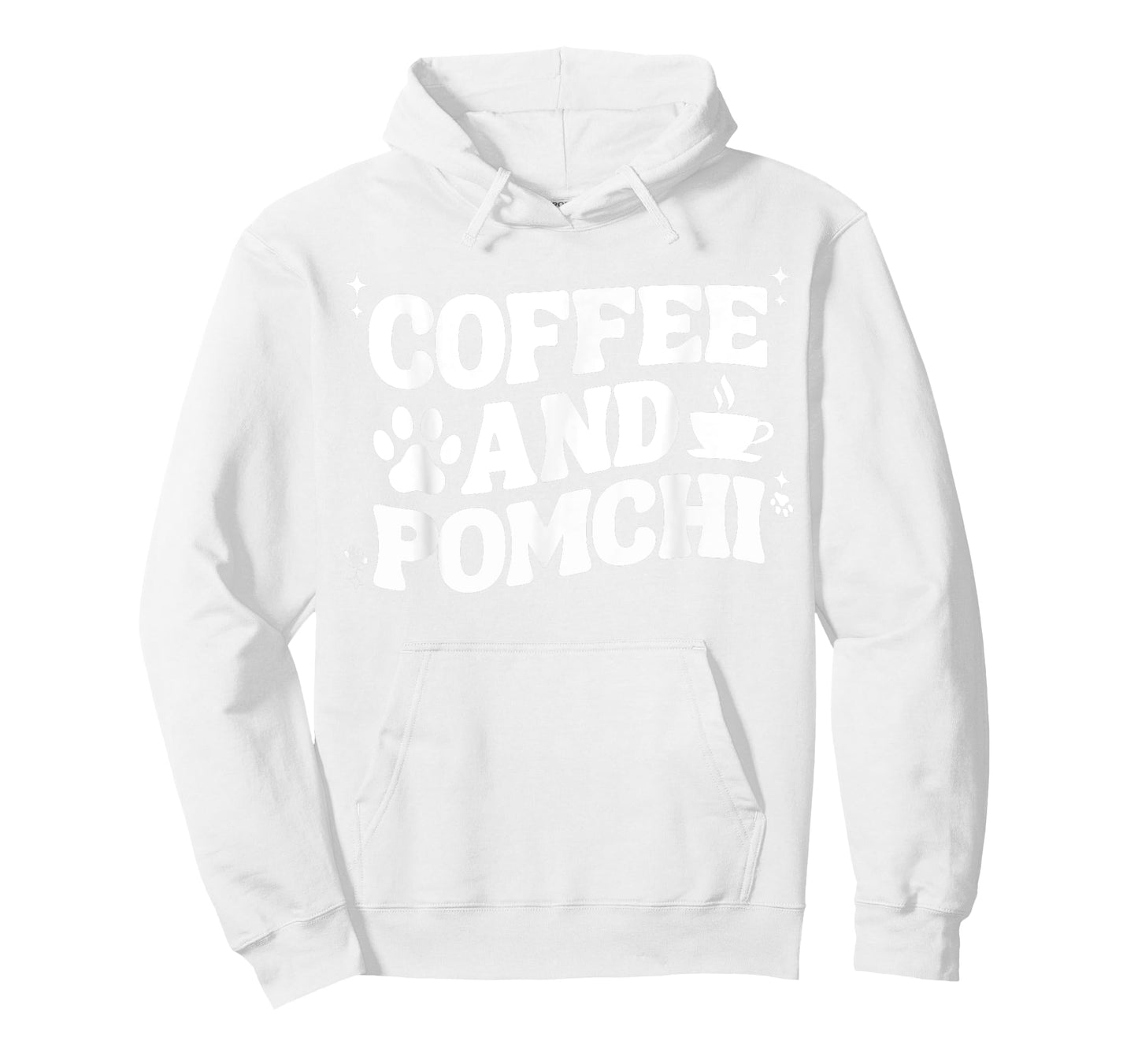 Coffee And Pomchi For Men Women Pom-Chi Dog Mom Dad Funny T-Shirt