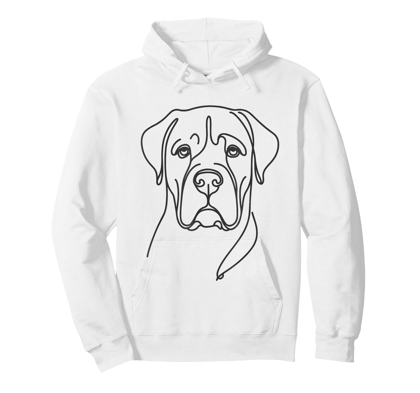 Line Art Dad Mom Dog - Cane Corso T-Shirt