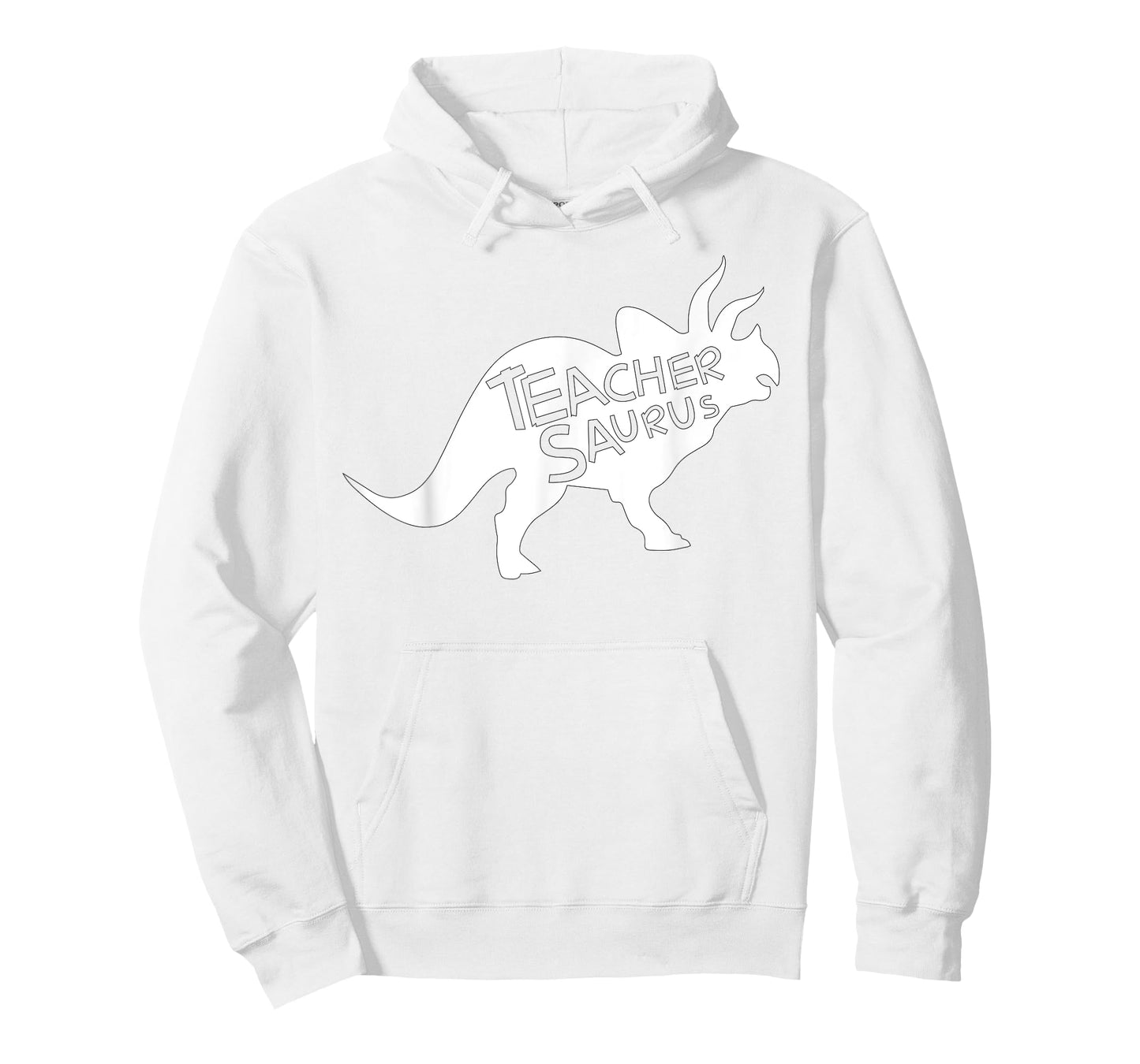 Teacher Saurus Shirt Funny Triceratop Dinosaur Gift Men Women T-Shirt