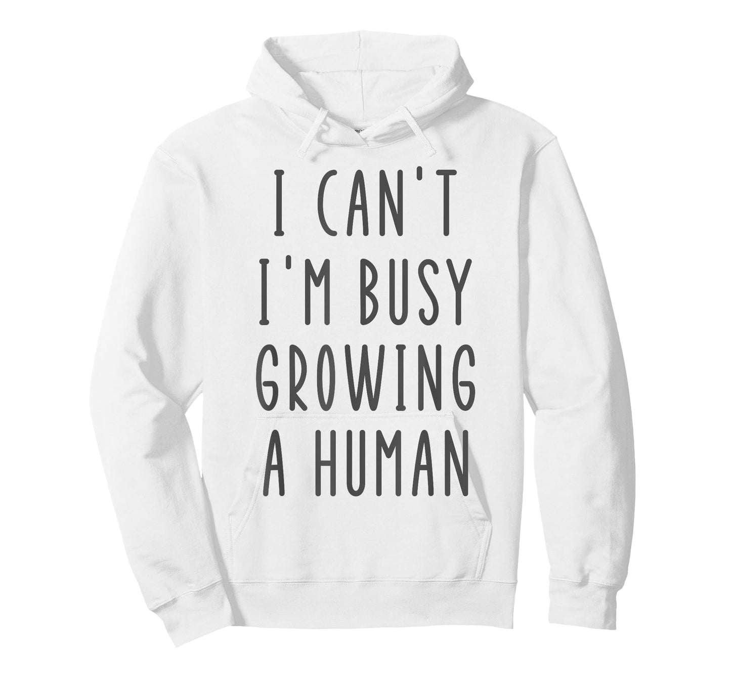 I Can't I'm Busy Growing A Human Funny Funny Future Mom T-Shirt