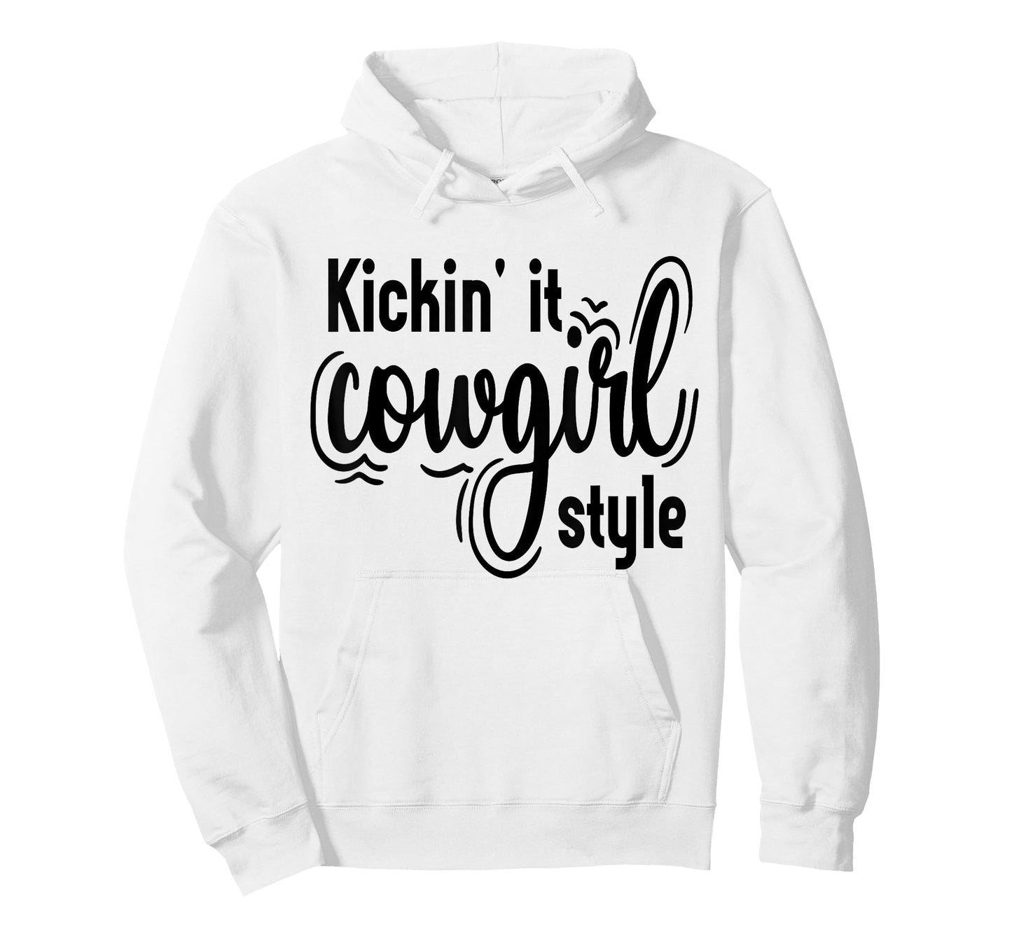 Country Line Dancing Kickin' It Cowgirl Style Womens Western T-Shirt