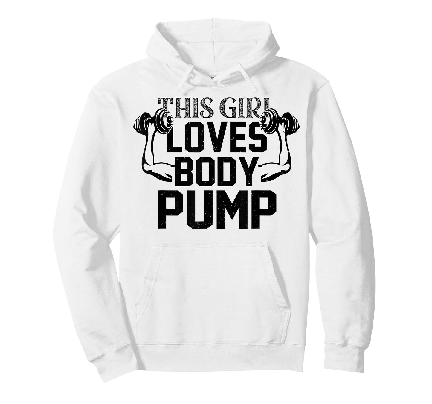 Girl Love Body Pump Female Gym Instructor Funny Fitness Girl T-Shirt