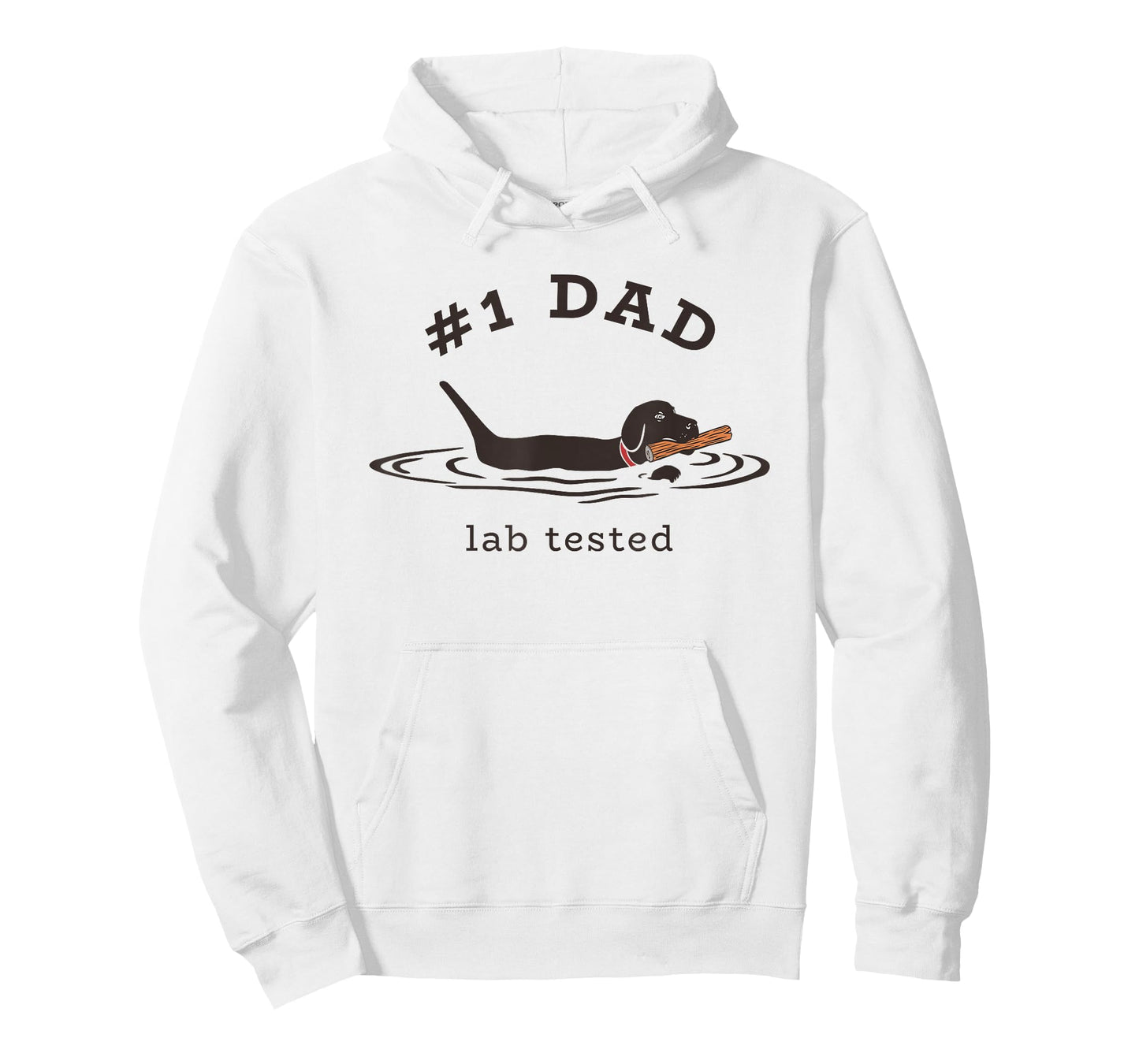 #1 Dad Lab Tested Pun - Labrador Retriever Dog Owner T-Shirt