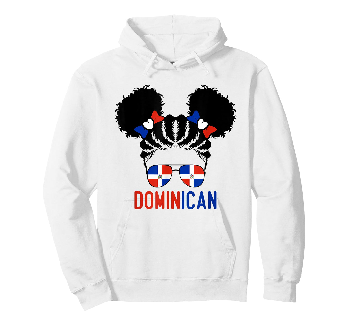 Afro Dominican Girl Baby Kids Youth Republic Dominicana Flag T-Shirt