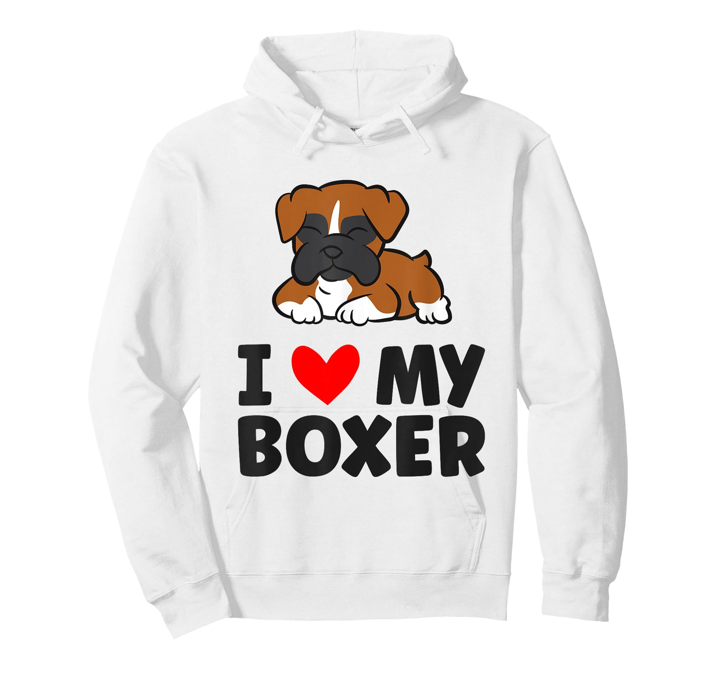 Boxer Dog I Love My Boxer T-Shirt for Men Women Girls Kids