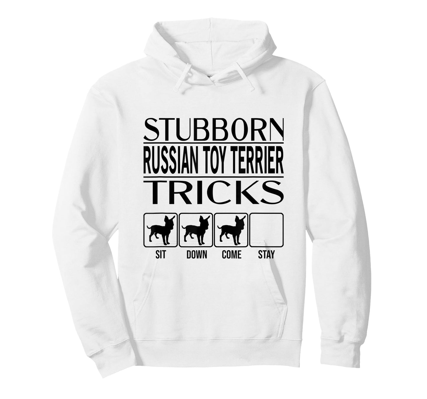 Stubborn Dog Tricks, dog gift, Funny Russian Toy Terrier Men Women Kids T-Shirt