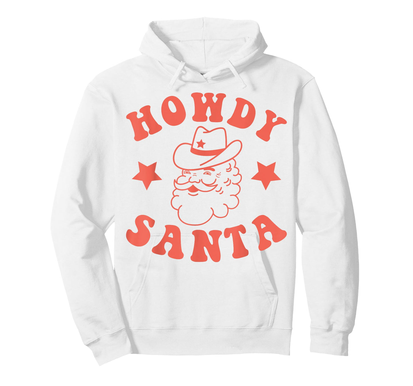 Howdy Santa Claus Retro Groovy Cowboy Western Christmas T-Shirt