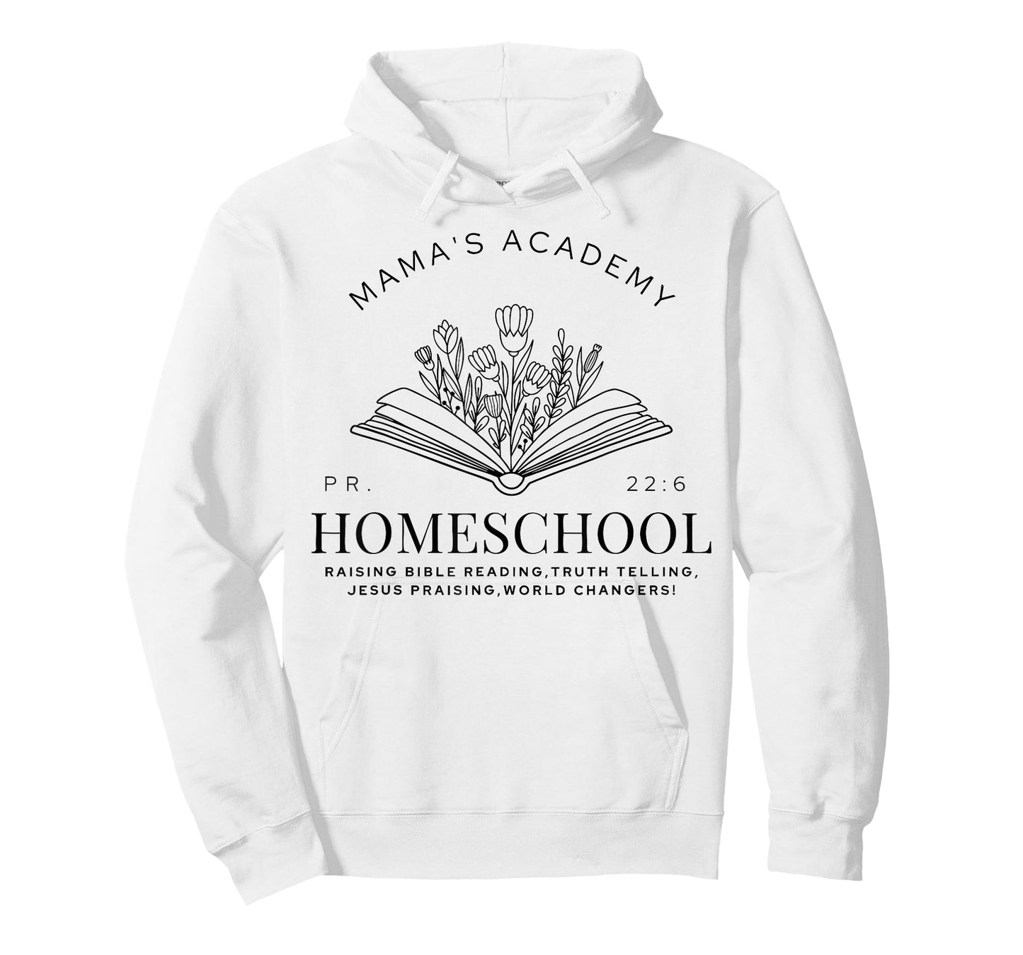 Homeschool Mama Mama's Academy Homeschooling Mom Christian T-Shirt