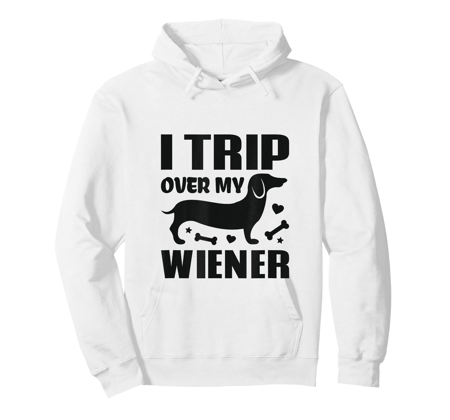 I Trip Over My Wiener Best Friend Dog Lover Dachshund T-Shirt for Men Women Girls Kids