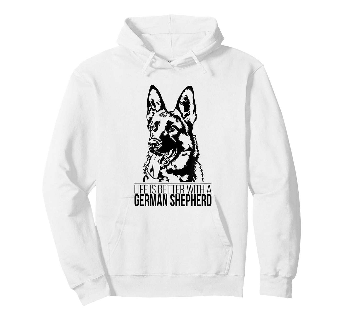 Life is Better German Shepherd Dog funny dog mom dog T-Shirt