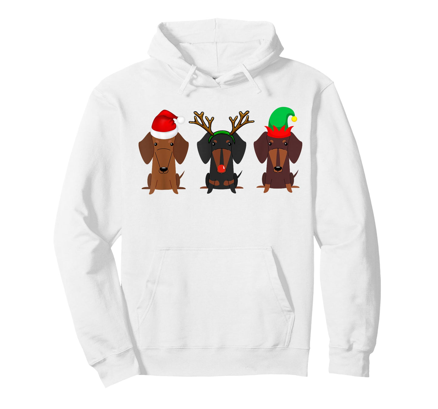 Dachshund Christmas Mom Women Weiner dog gift T-Shirt