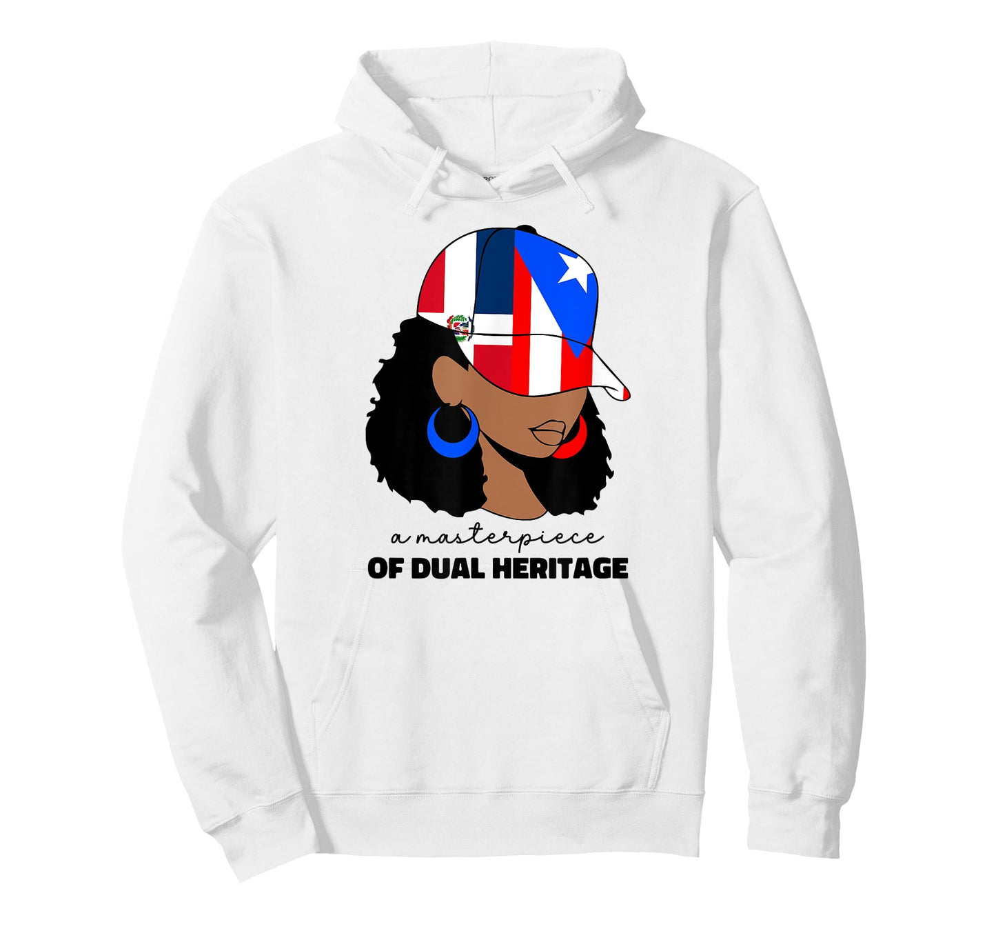 Dominican And Puerto Rican Rico Flag DominiRican Afro Women T-Shirt
