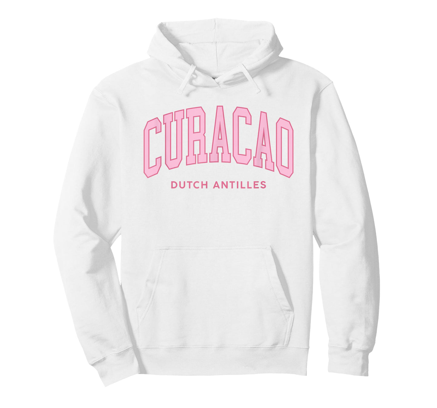 Vintage Curacao Pink Retro Preppy Throwback Womens Souvenir T-Shirt