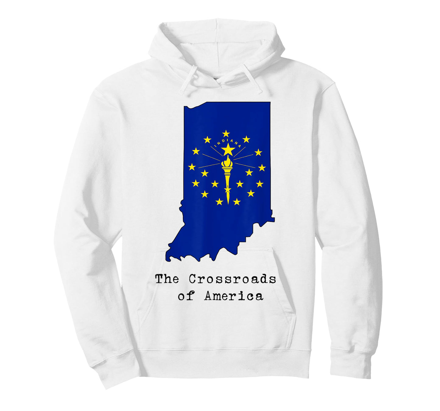 Indiana Crossroads US Home State Souvenir Hometown T-Shirt
