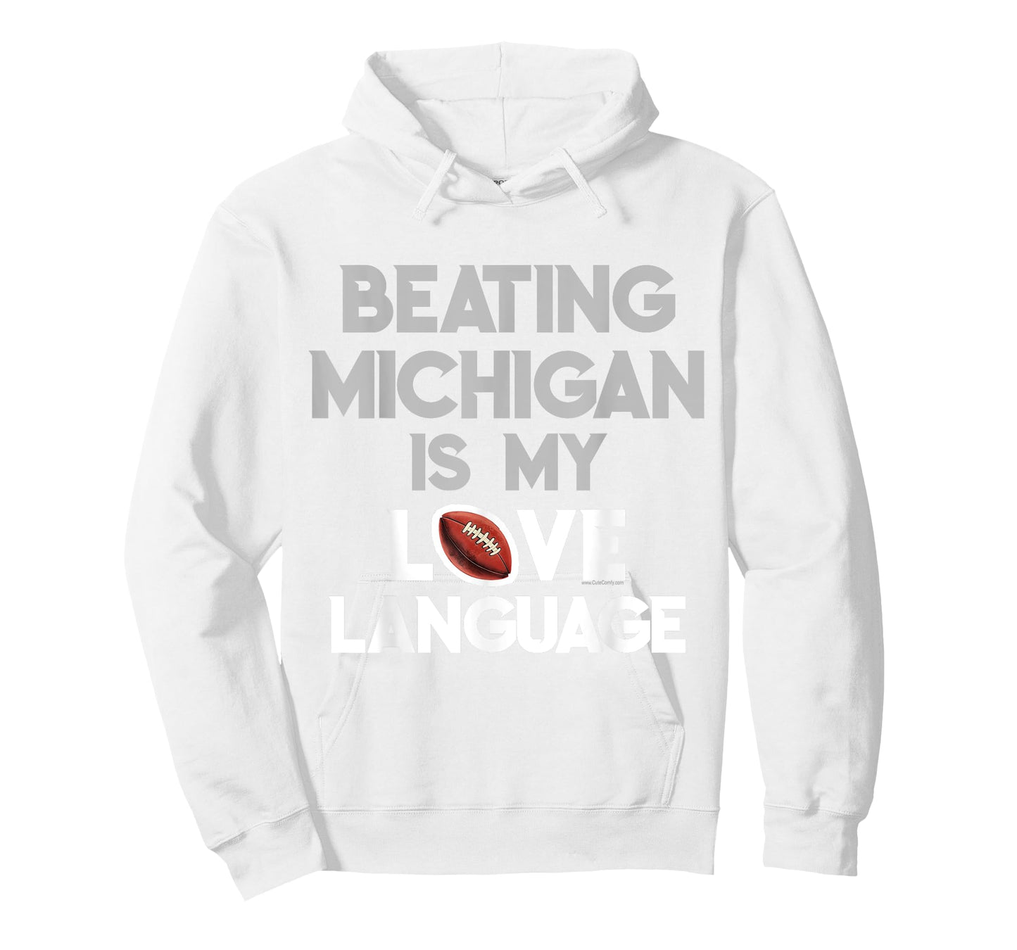 Beating Michigan Love Funny Ohio Home Buckeye Quote State T-Shirt