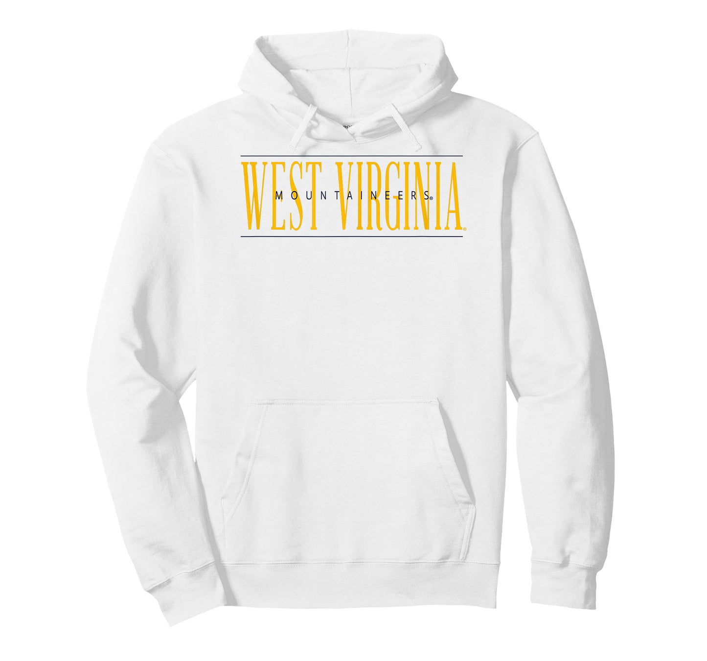West Virginia Mountaineers Psychic White Officially Licensed T-Shirt