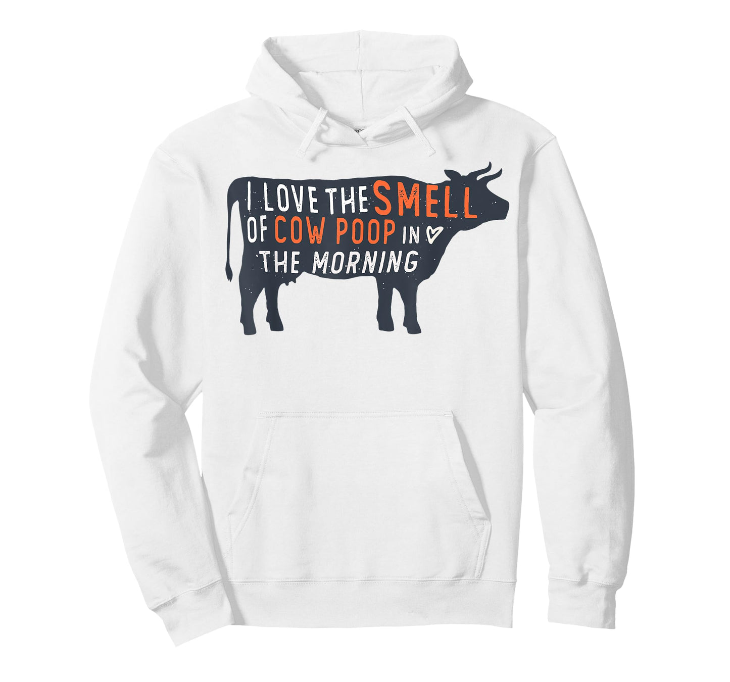 I love the smell of cow poop in the morning Funny Farmer cow T-Shirt