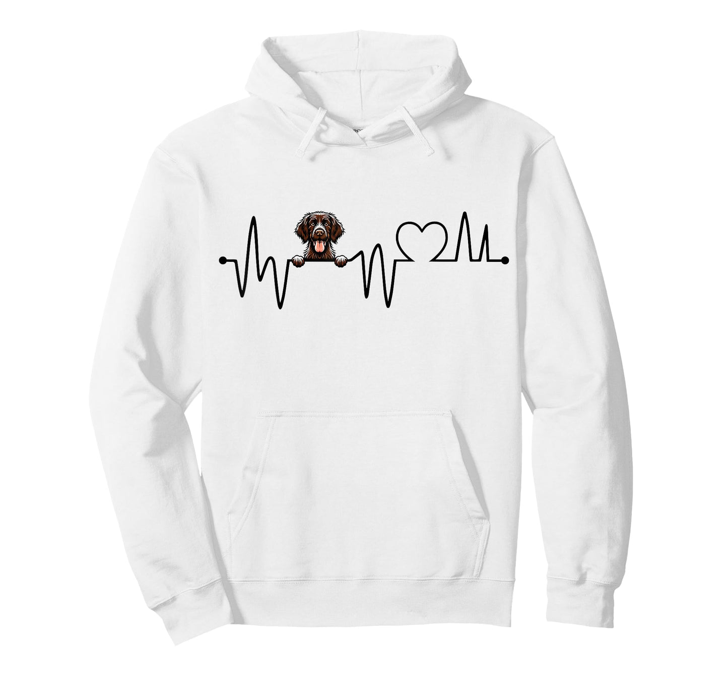 German Wirehaired Pointer Art For Men Women Kids GWP Lover T-Shirt